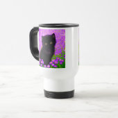 Gustav Klimt Cat Reisbeker (Voorkant links)