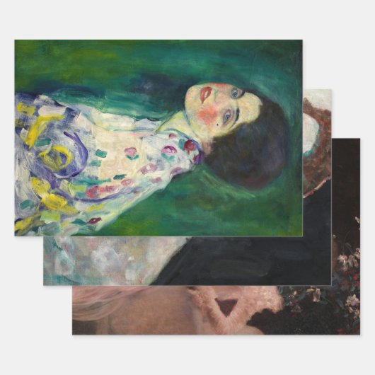 Gustav Klimt Collectie, Decoupage Inpakpapier Vel (Set)