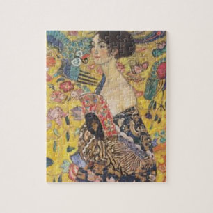 Gustav Klimt - Dame met verfschilderij Legpuzzel