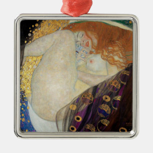 Gustav Klimt - Danae Metalen Ornament