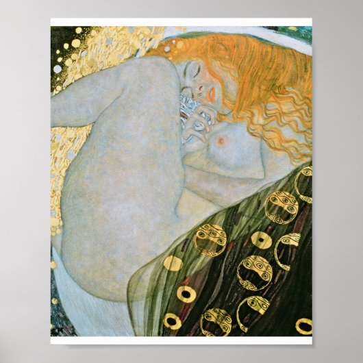 Gustav Klimt - Danae Poster (Voorkant)