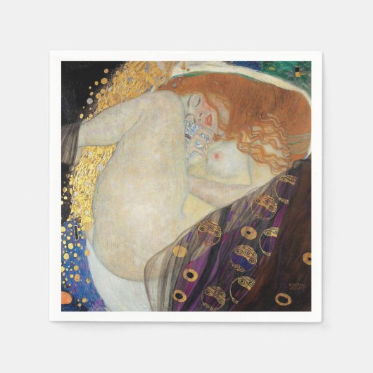 Gustav Klimt - Danae Servet (Voorkant)