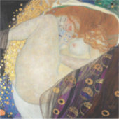 Gustav Klimt - Danae Sticker (Voorkant)