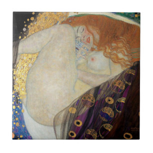 Gustav Klimt - Danae Tegeltje