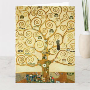 Gustav Klimt de boom van de kunst van het leven Kaart