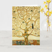 Gustav Klimt de boom van de kunst van het leven Kaart (Gele Bloem)