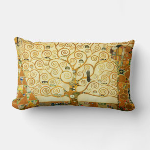 Gustav Klimt de boom van de  kunst van het leven Kussen