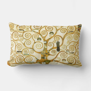 Gustav Klimt de boom van de  kunst van het leven Kussen