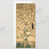 Gustav Klimt - De boom van het leven, Stoclet Frie Kaart (Voorkant / Achterkant)