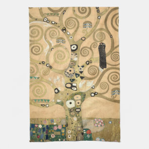 Gustav Klimt - De boom van het leven, Stoclet Frie Theedoek