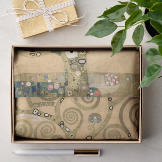 Gustav Klimt - De boom van het leven, Stoclet Frie Tissuepapier (Geschenk)