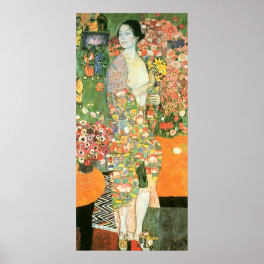 Gustav Klimt - de danser Poster (Voorkant)