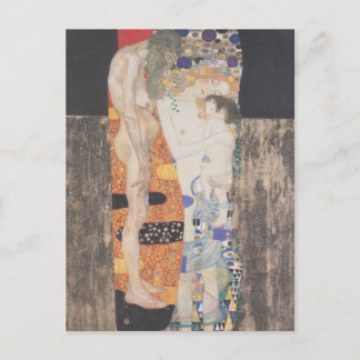 Gustav Klimt - De drie jaren van de vrouw Briefkaart