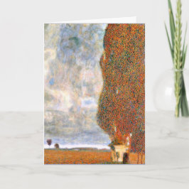 Gustav Klimt - De Grote Populier Kaart