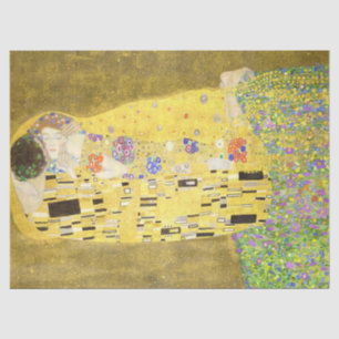 Gustav Klimt De Kiss  Antiek Decoupage Tissuepapier