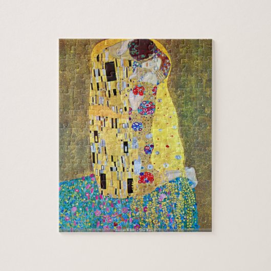 Gustav Klimt - De kus 2 puzzel (Verticaal)