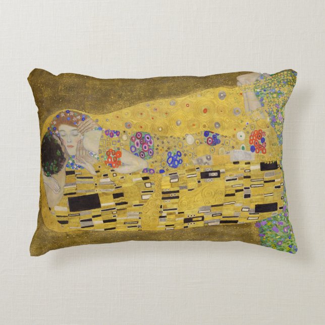 Gustav Klimt - De Kus Accent Kussen (Voorkant)