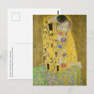 Gustav Klimt - De Kus Briefkaart
