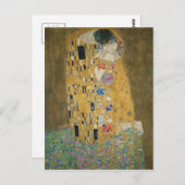 Gustav Klimt - de Kus Briefkaart (Voorkant / Achterkant)