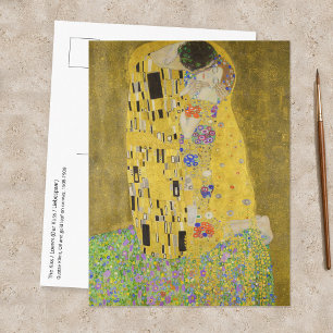 Gustav Klimt - De Kus Briefkaart
