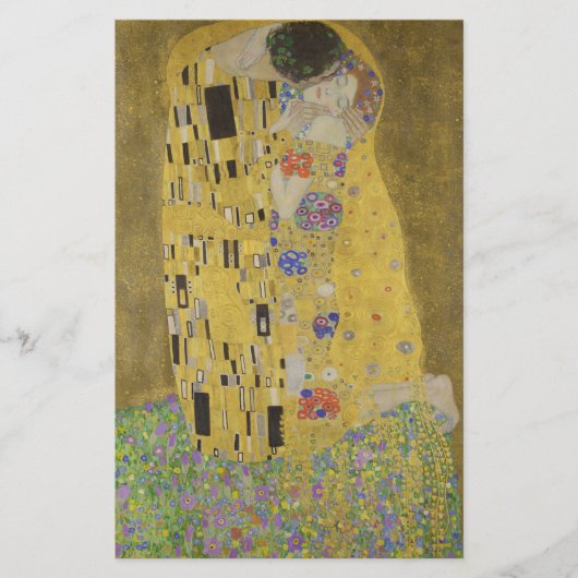 Gustav Klimt De Kus Flyer (Voorkant)