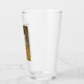 Gustav Klimt De Kus Glas (Links)