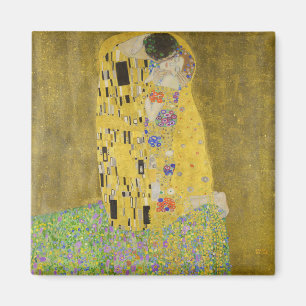Gustav Klimt - De Kus Magneet