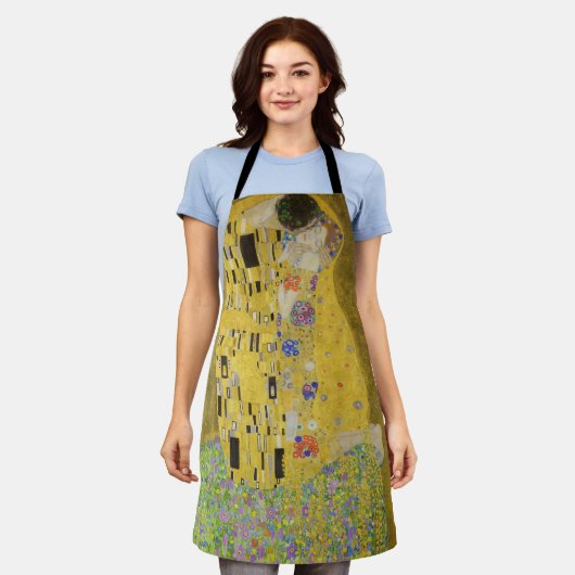 Gustav Klimt - De Kus Schort (Gedragen)