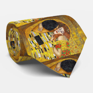 Gustav Klimt ,“ De Kus ” stropdas