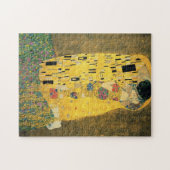 GUSTAV KLIMT - De kus van 1907 Legpuzzel (Horizontaal)