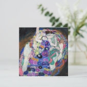 Gustav Klimt - De Maagd Bedankkaart (Staand voorkant)