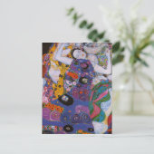 Gustav Klimt - De Maagd Briefkaart (Staand voorkant)