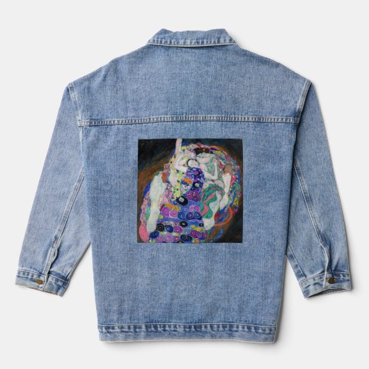 Gustav Klimt - De Maagd Denim Jacket (Achterkant)