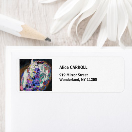 Gustav Klimt - De Maagd Etiket (Insitu)