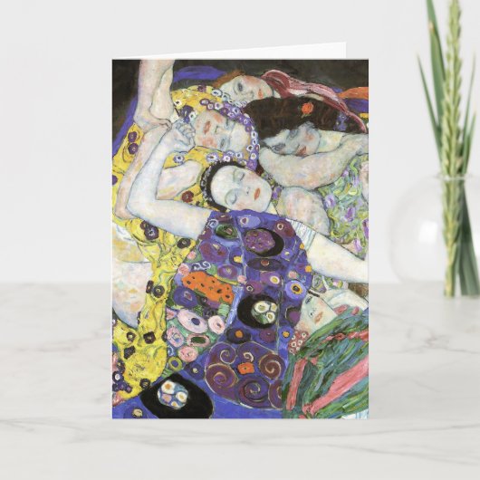 Gustav Klimt ~ De Maagd Kaart (Voorkant)
