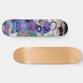 Gustav Klimt - De Maagd Skateboard (Horizontaal)