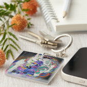 Gustav Klimt - De Maagd Sleutelhanger (Voorkant Rechts)