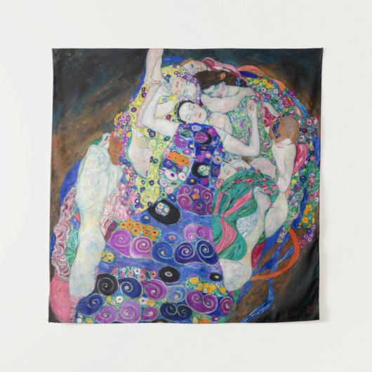 Gustav Klimt - De Maagd Wandkleed (Voorkant)