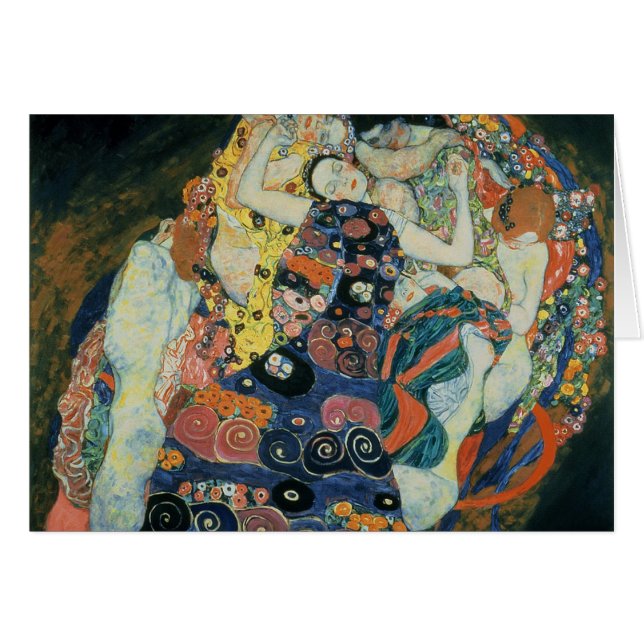 Gustav Klimt : "de Maiden" (Voorkant Horizontaal)