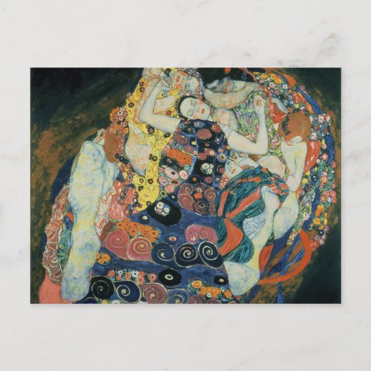 Gustav Klimt : "de Maiden" Briefkaart (Voorkant)