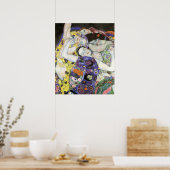 Gustav Klimt - de olijfolie van eerste persing Poster (Keuken)