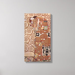 Gustav Klimt - De omhelzing Canvas Afdruk