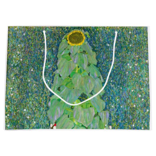 Gustav Klimt - De zonnebloem Groot Cadeauzakje (Voorkant)