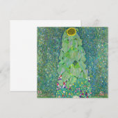 Gustav Klimt - De zonnebloem Kaart (Voorkant / Achterkant)
