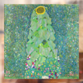 Gustav Klimt - De zonnebloem Raamsticker (Vel 2)
