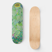 Gustav Klimt - De zonnebloem Skateboard (Voorkant)