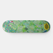 Gustav Klimt - De zonnebloem Skateboard (Horizontaal)
