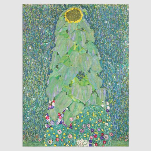 Gustav Klimt - De zonnebloem Tissuepapier
