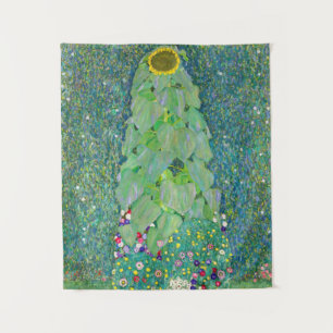 Gustav Klimt - De zonnebloem Wandkleed