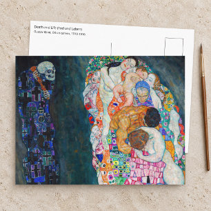 Gustav Klimt - Dood en Leven Briefkaart